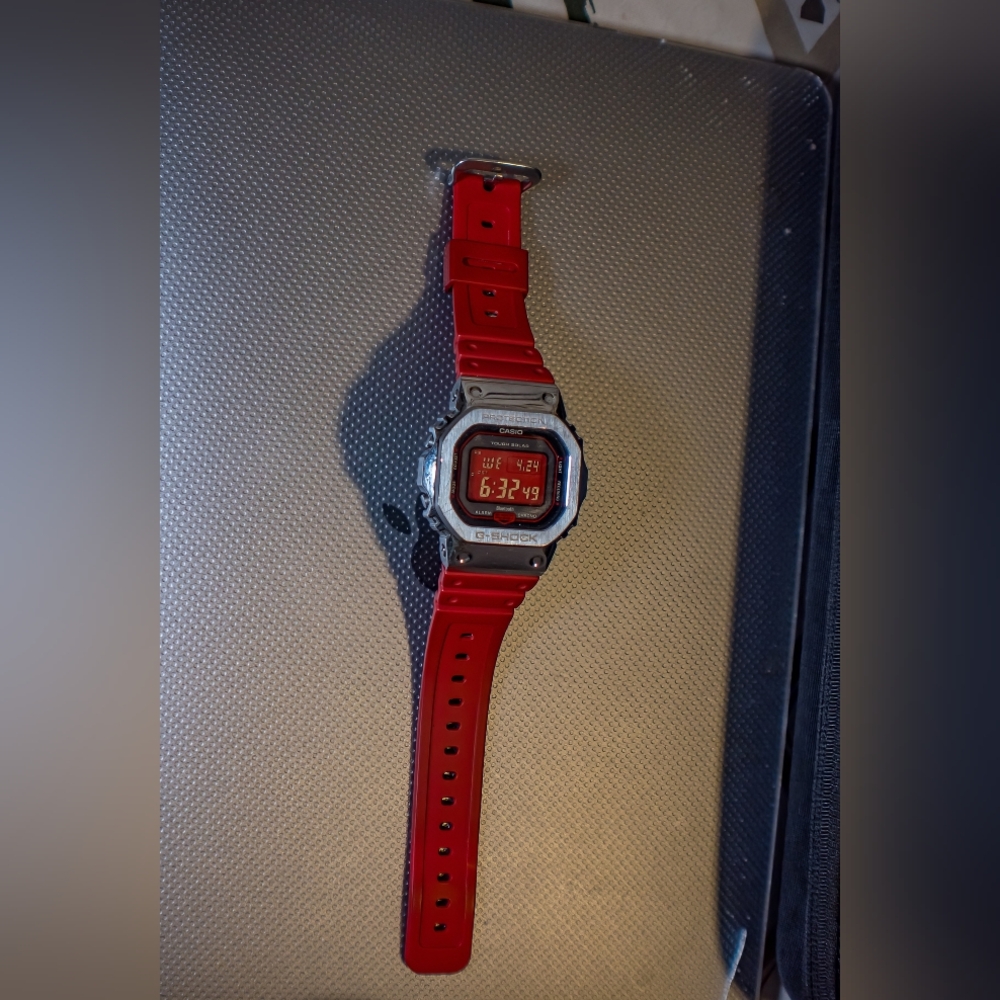 My custom Casio GW-B5600 tough solar with Bluetooth.